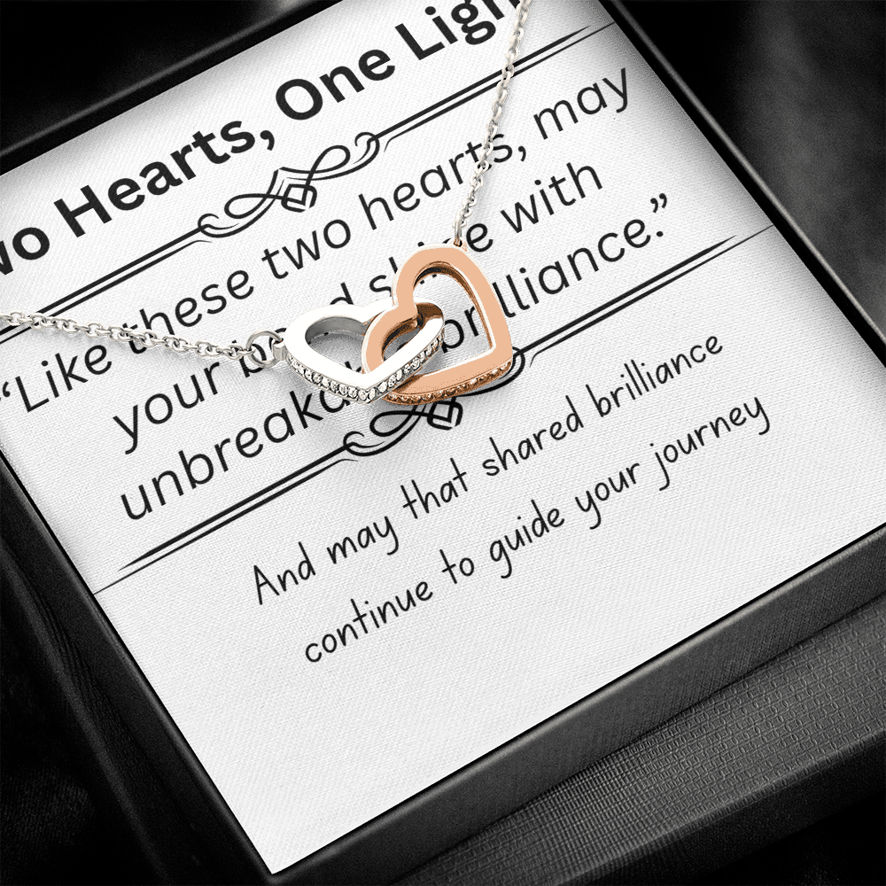 Romantic-Interlocking Hearts-Necklace
