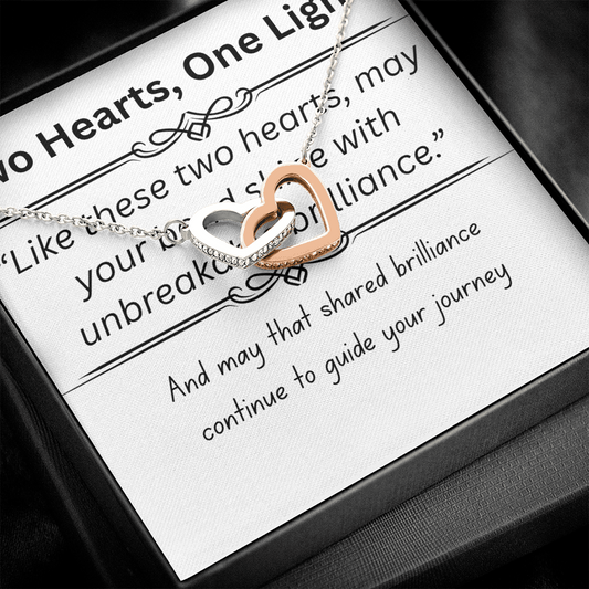 Romantic-Interlocking Hearts-Necklace