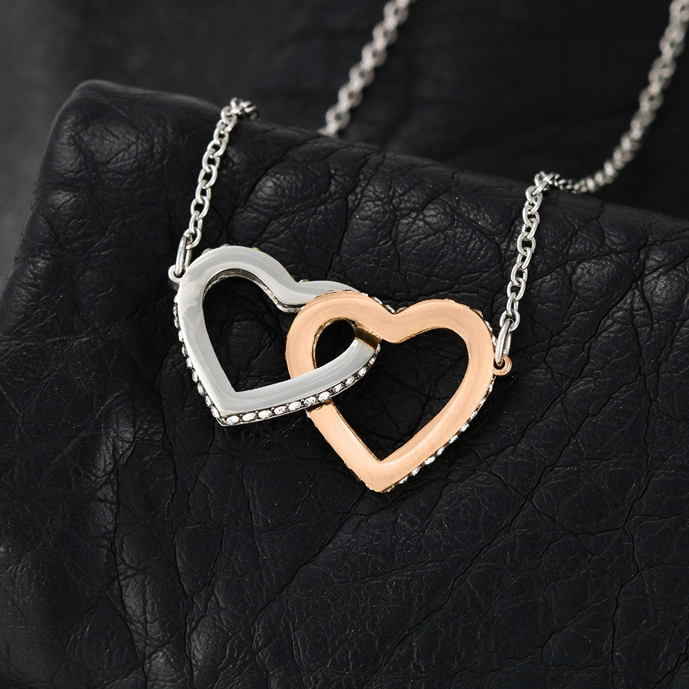 Romantic-Interlocking Hearts-Necklace