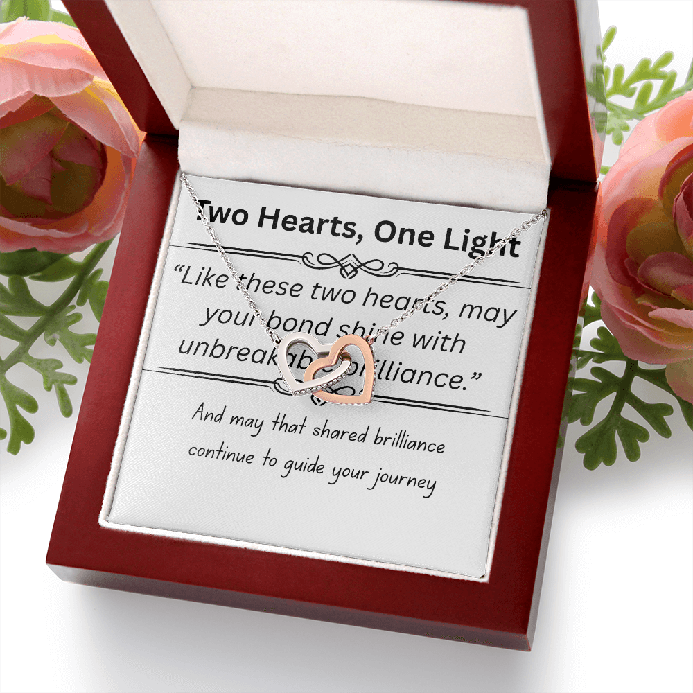 Romantic-Interlocking Hearts-Necklace