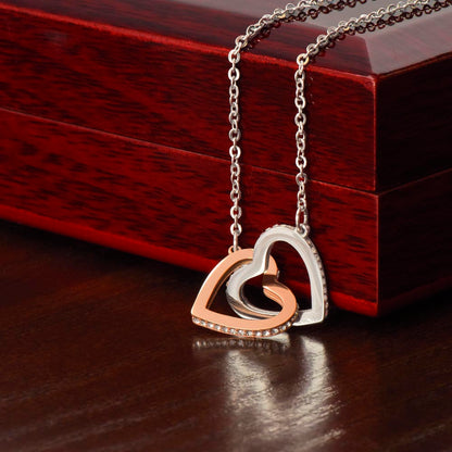 Romantic Interlocking Hearts Necklace - SkyeDragon Gifts