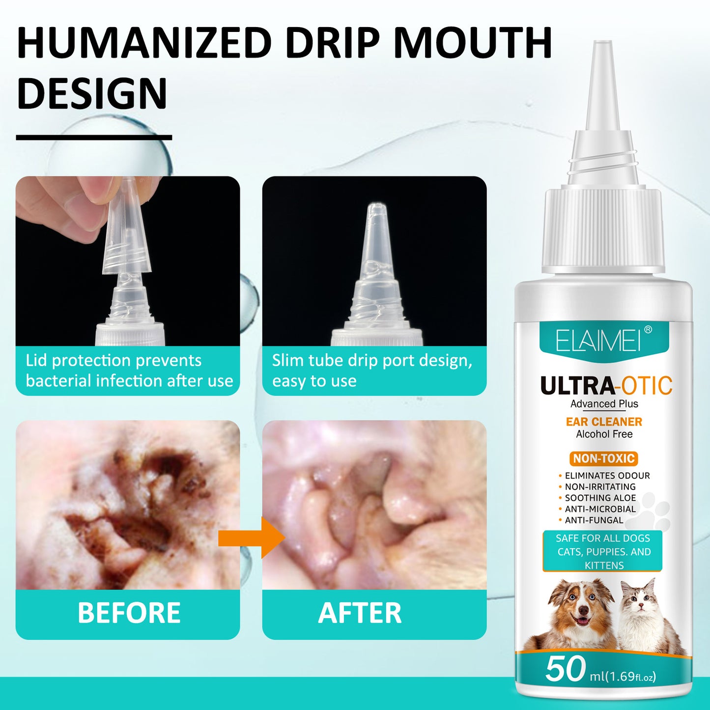 Pet Ear Cleaner 50ml - SkyeDragon Gifts