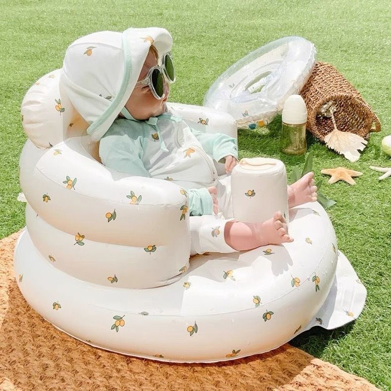 Inflatable Baby Chair — Safe & Supportive Seat for Dining & Bath (6–24 Months) - SkyeDragon Gifts