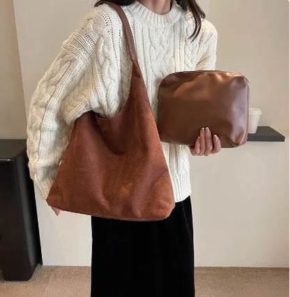 Suede Shoulder Bag - SkyeDragon Gifts
