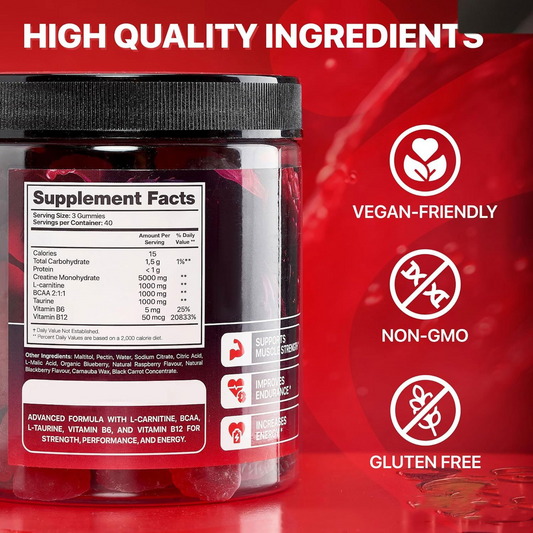 Muscle Boost Gummies - SkyeDragon Gifts
