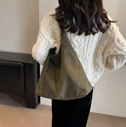 Suede Shoulder Bag - SkyeDragon Gifts