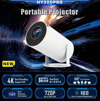 HY300 Pro Projector Home Theater