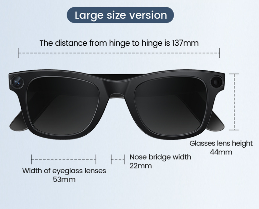 AI Camera Smart Glasses - SkyeDragon Gifts