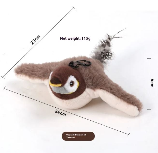 Flapping Bird Cat  Toy - SkyeDragon Gifts