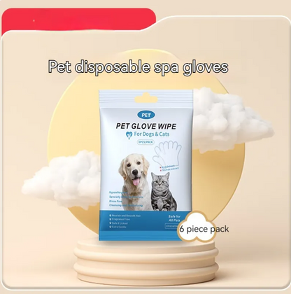Pet Cleaning Gloves & Wipes - SkyeDragon Gifts