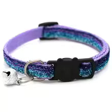 Adjustable Colorful Cat Collar with Bell for Pets - SkyeDragon Gifts