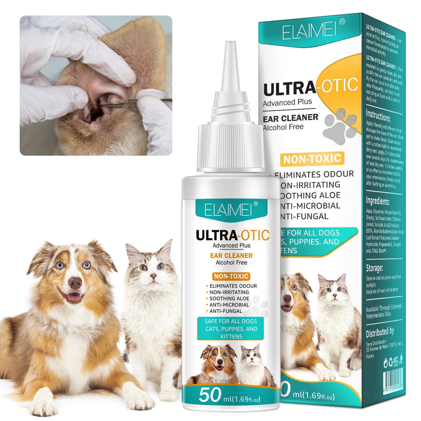 Pet Ear Cleaner 50ml - SkyeDragon Gifts