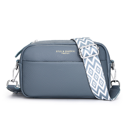 Women's First Layer Leather Crossbody Bag – Minimalist One-Shoulder Handbag - SkyeDragon Gifts