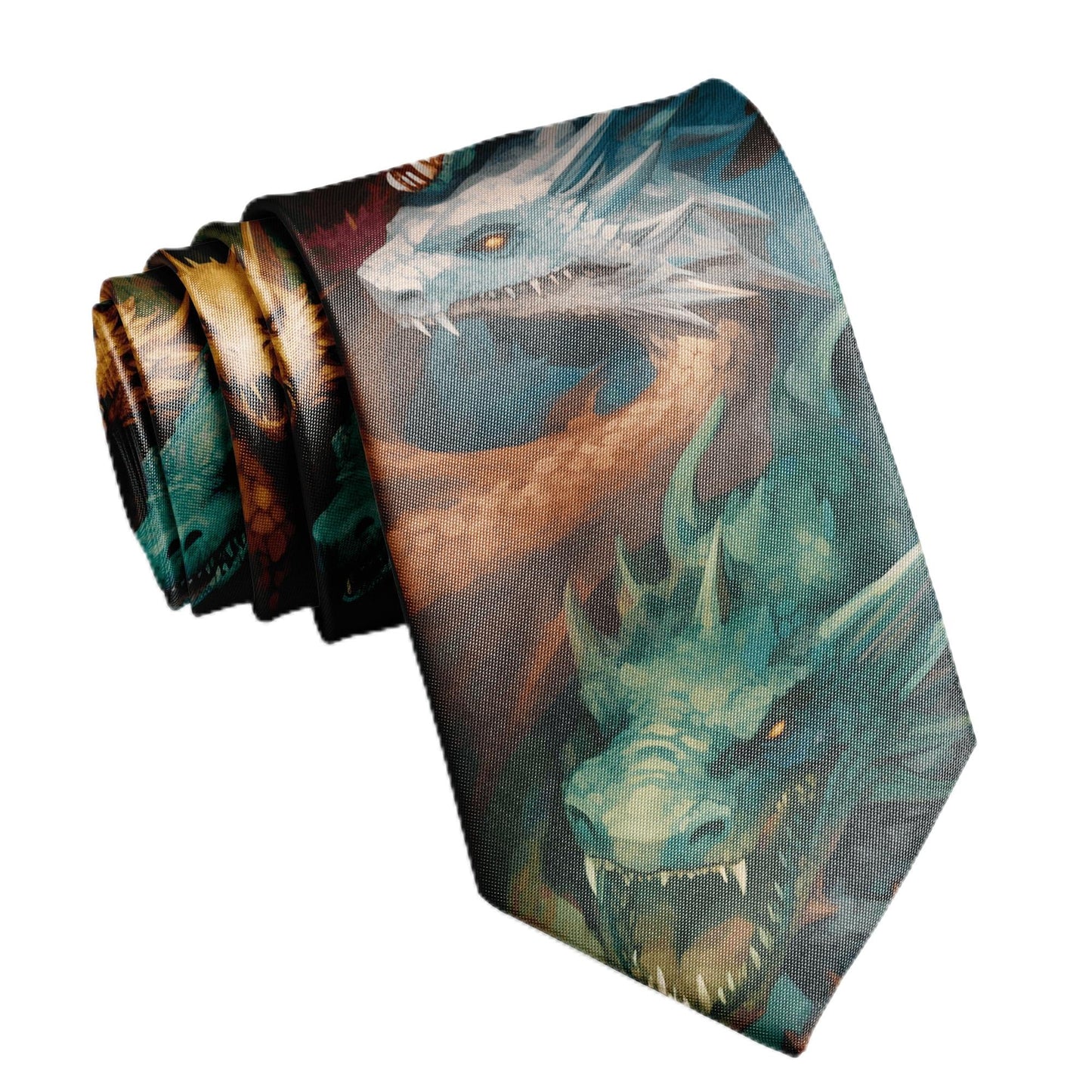 Civilos Dragon Tie for Men Boys Dragon Tie Gift Novelty Dragon Neck Tie Gifts for Dragon Lover - SkyeDragon Gifts